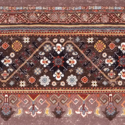 فرش سنتی کد 100336 آجری 1000 شانه