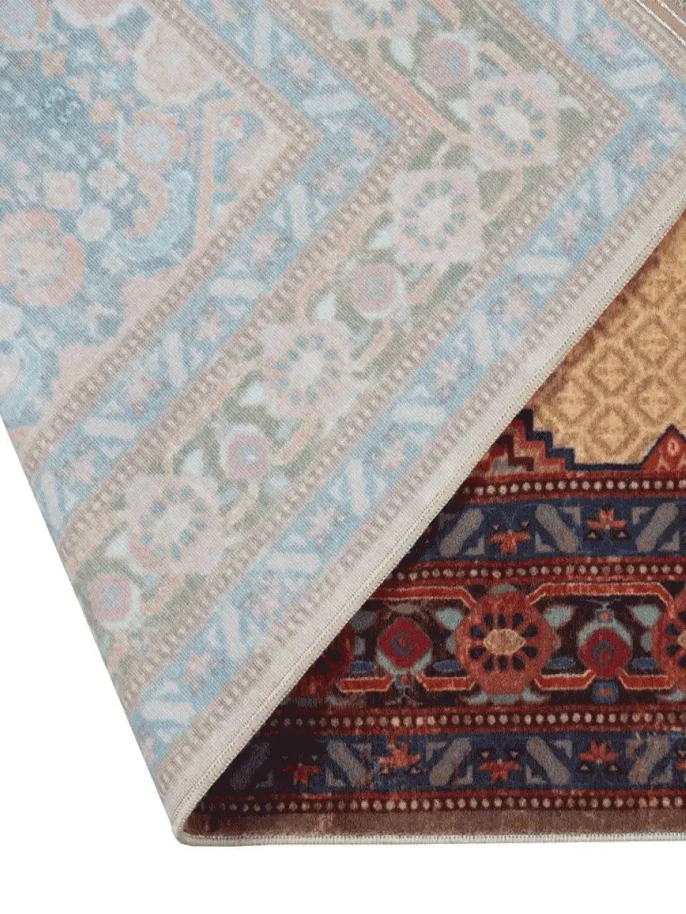 فرش سنتی کد 100337 بادامی 1000 شانه