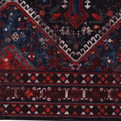 فرش سنتی کد 100338 زرشکی 1000 شانه