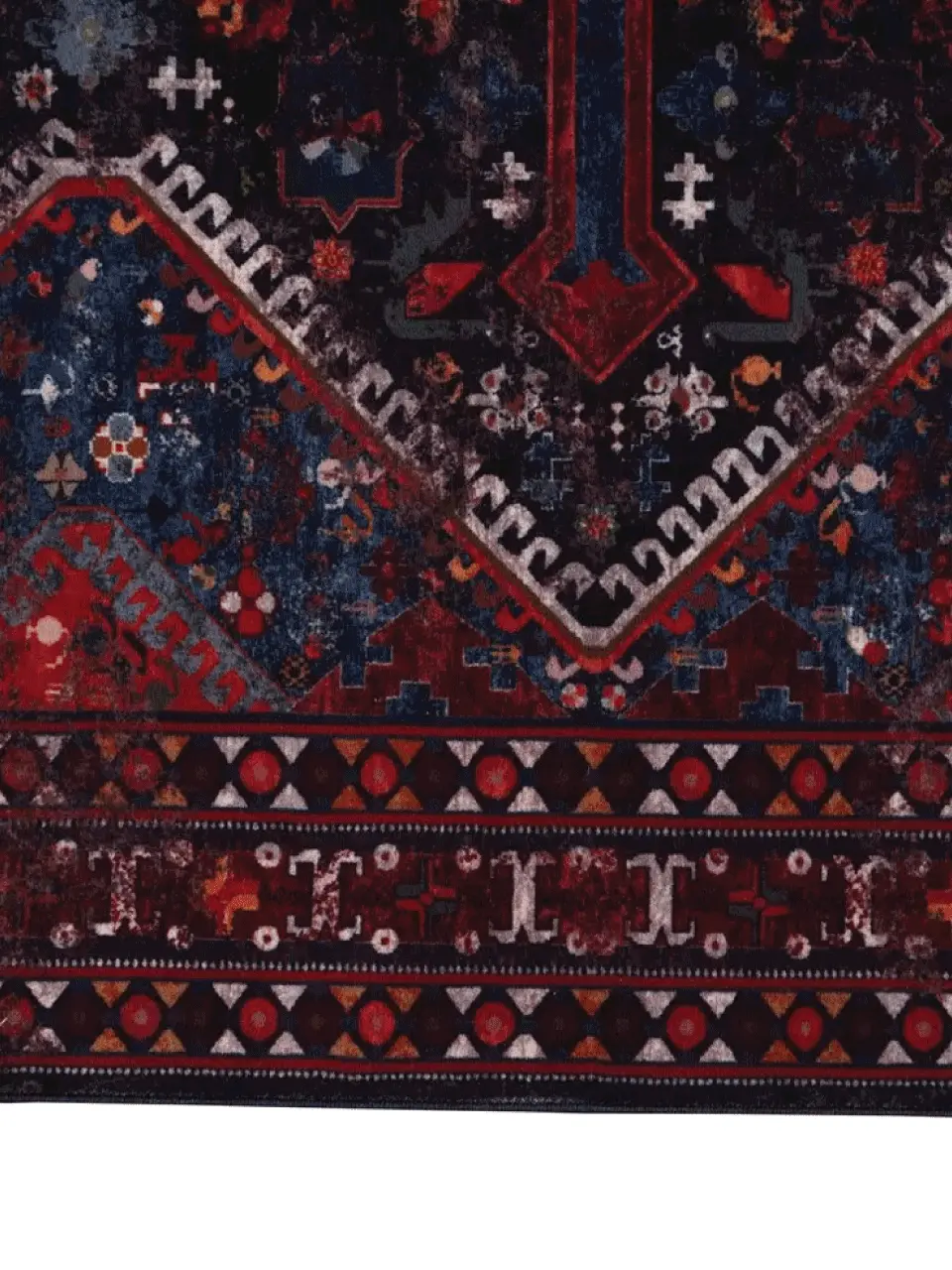 فرش سنتی کد 100338 زرشکی 1000 شانه