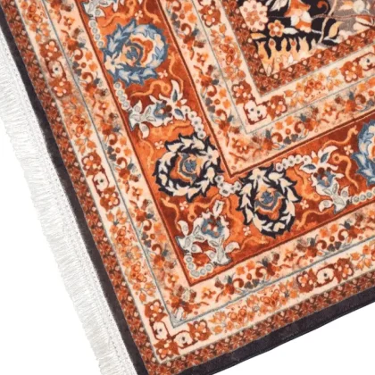 فرش سنتی کد 100339 آجری 1000 شانه