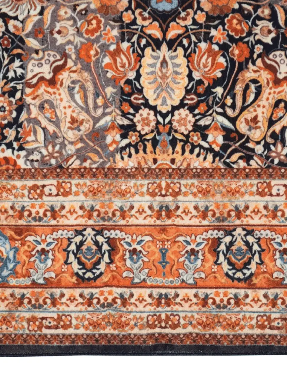 فرش سنتی کد 100339 آجری 1000 شانه