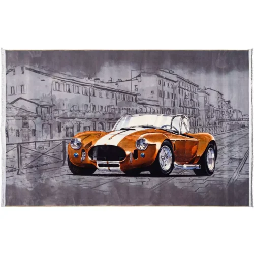 فرش کودک طرح ماشین کلاسیک کد 2599003090