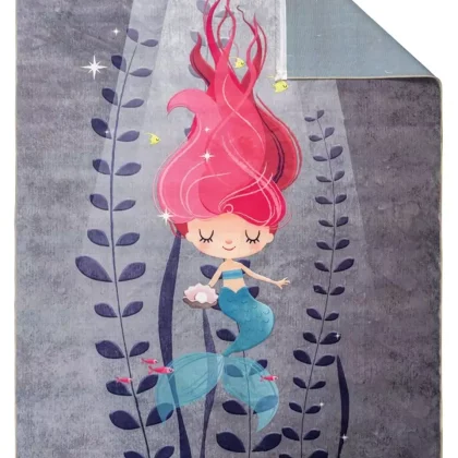 فرش کودک طرح پری دریایی کد 2599007090