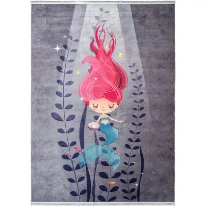 فرش کودک طرح پری دریایی کد 2599007090