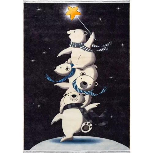 فرش کودک طرح خرس برفی کد 2599019090