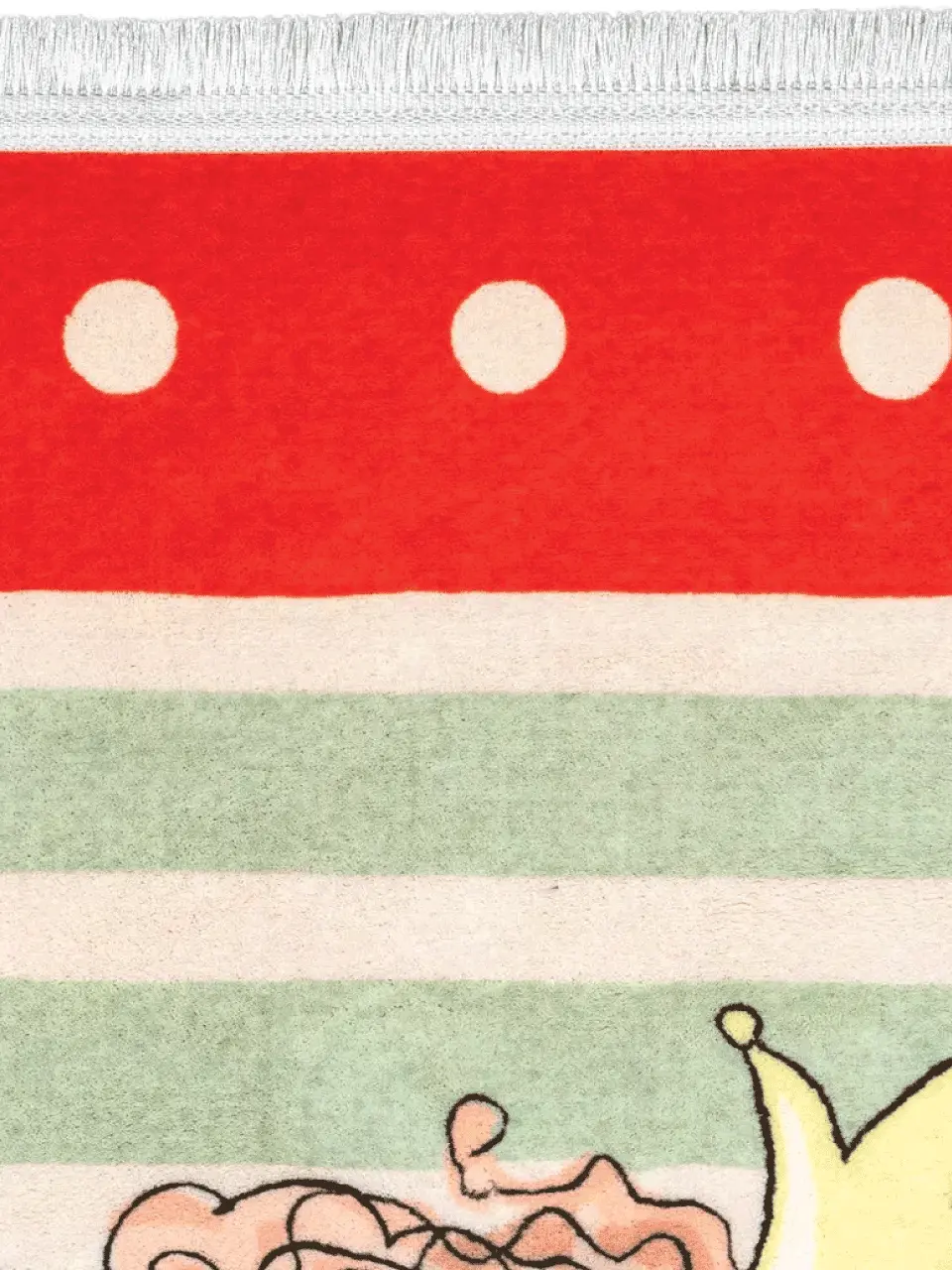 فرش کودک طرح دختر توت فرنگی کد 25KD0050