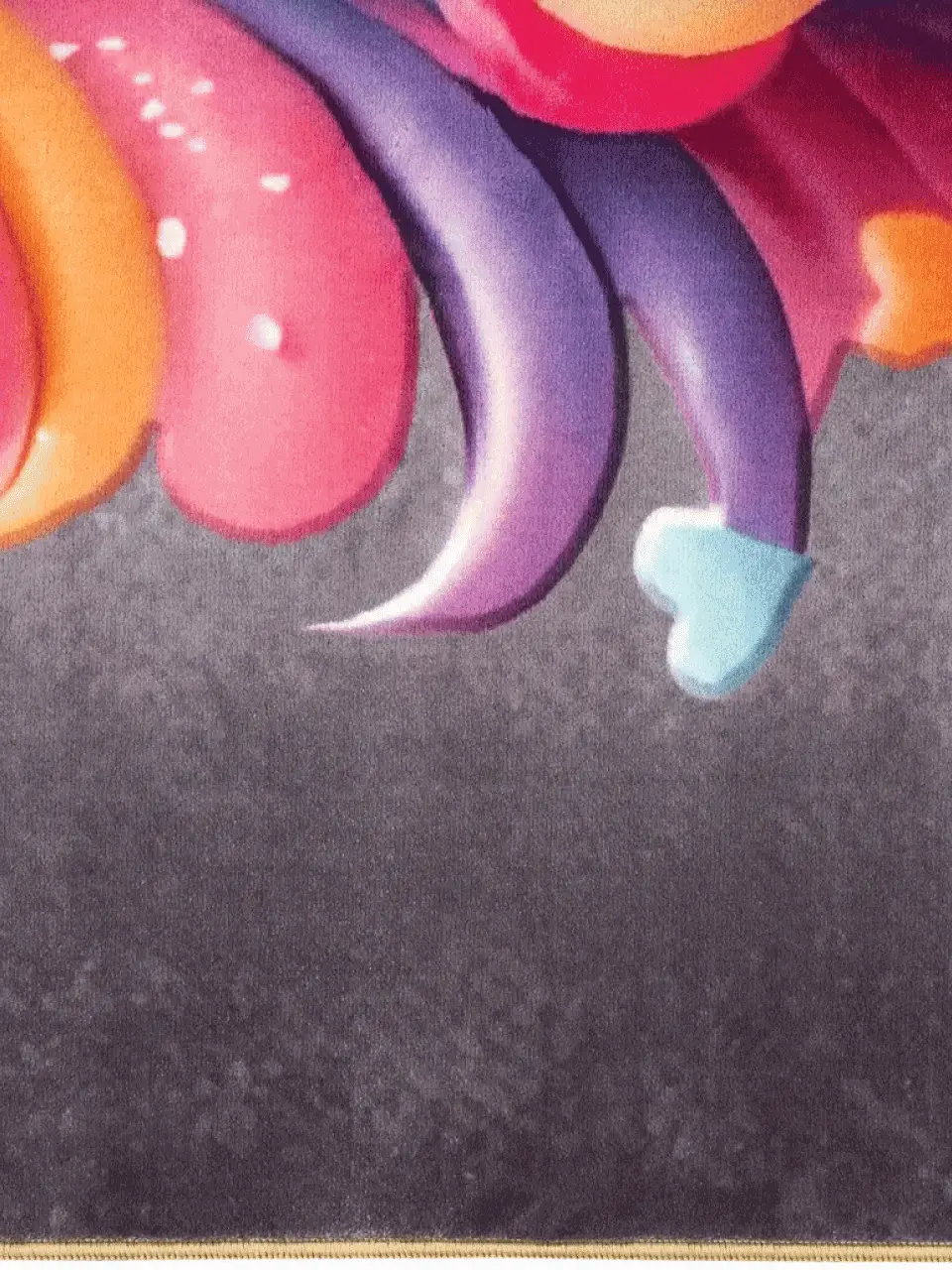 فرش کودک طرح تک شاخ رنگی کد 25KM0000