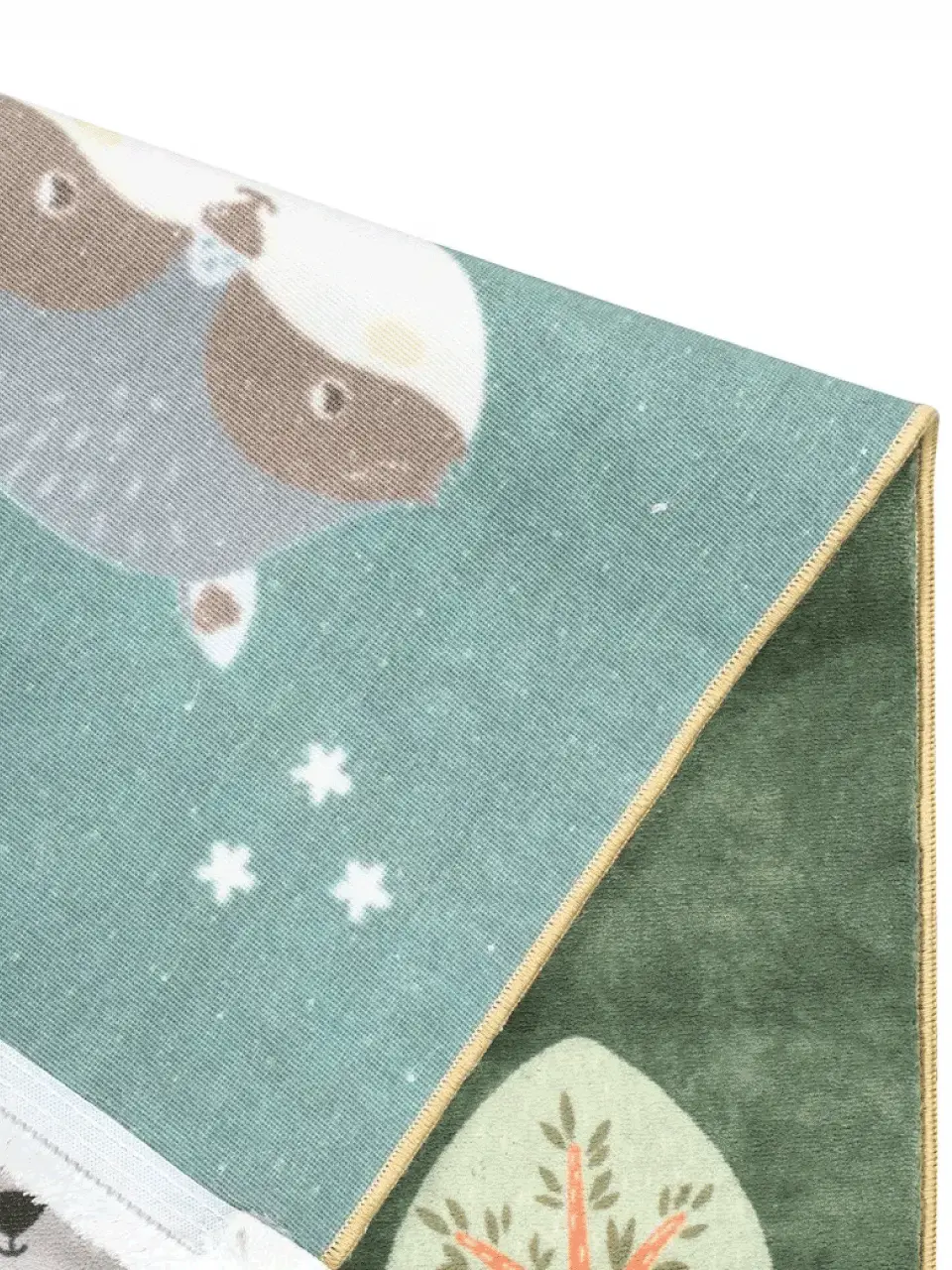 فرش کودک طرح جنگل حیوانات کد 25KM0070