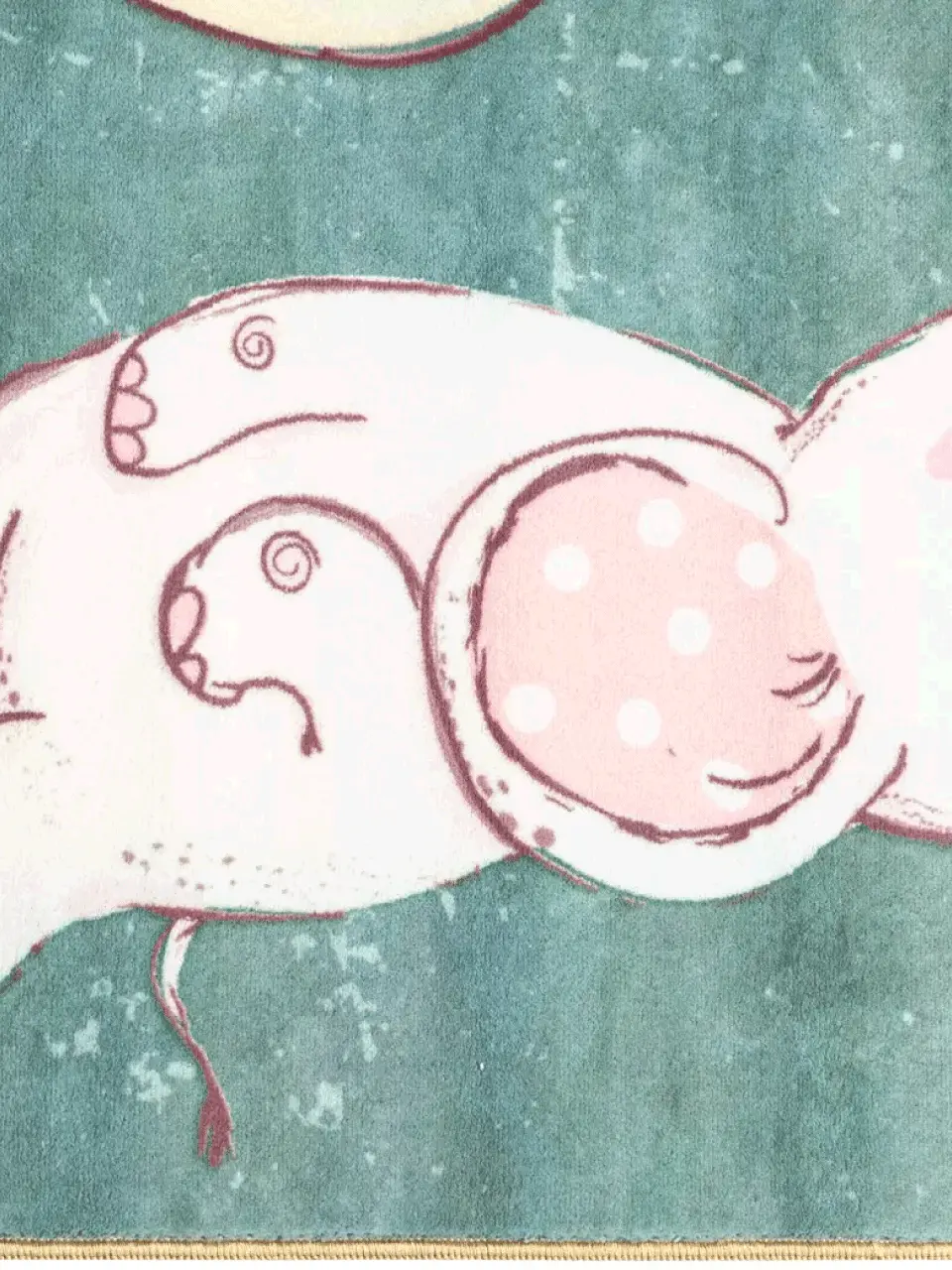 فرش کودک طرح بالن سوار کد 25KM0080