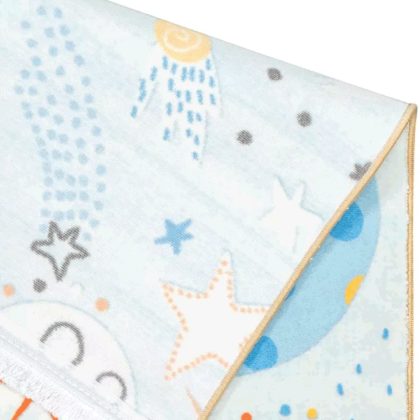 فرش کودک طرح سیاره‌ها کد 25KM0130