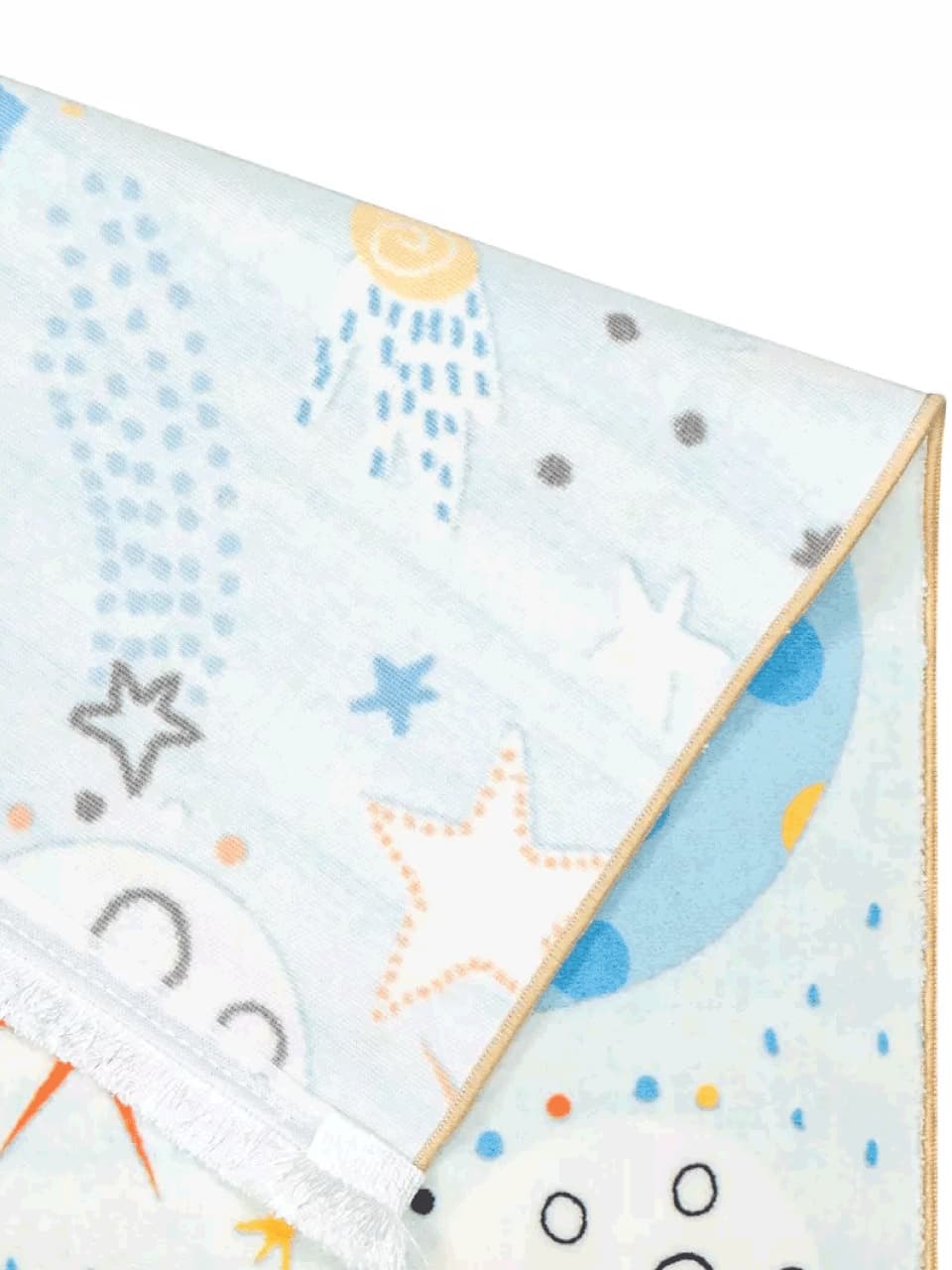 فرش کودک طرح سیارهها کد 25KM0130