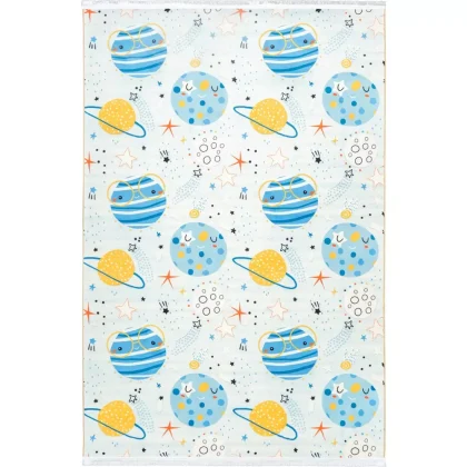 فرش کودک طرح سیاره‌ها کد 25KM0130