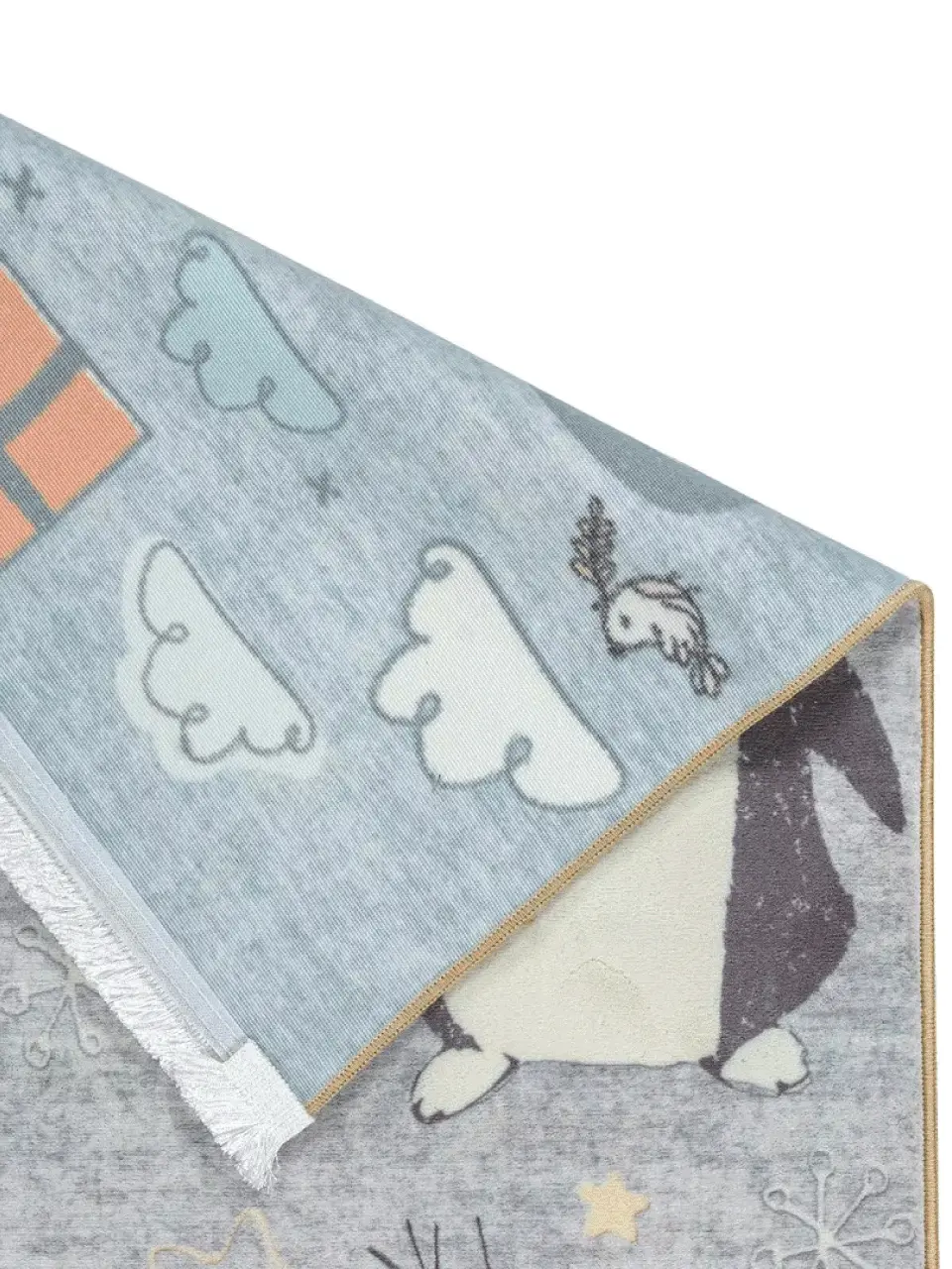 فرش کودک طرح ماجراجویان جنگل کد 25KM0180