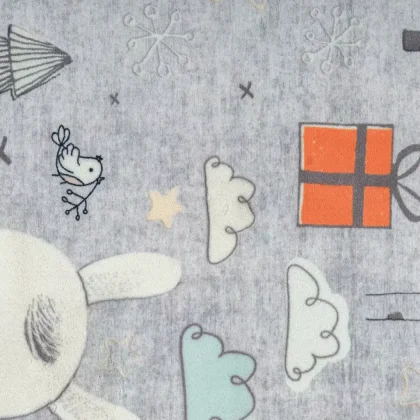 فرش کودک طرح ماجراجویان جنگل کد 25KM0180