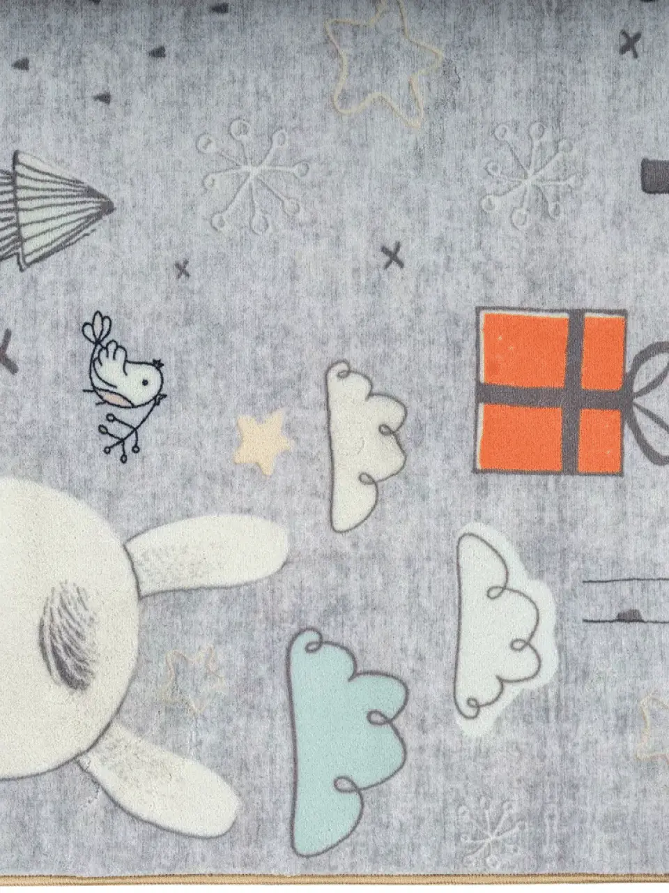 فرش کودک طرح ماجراجویان جنگل کد 25KM0180