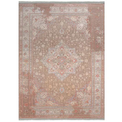 فرش وینتیج کد 8354 نسکافه ای 1200 شانه ایده آل