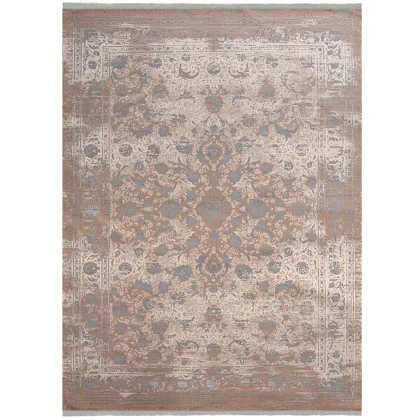 فرش وینتیج کد 8229 نسکافه ای 1200 شانه ایده آل