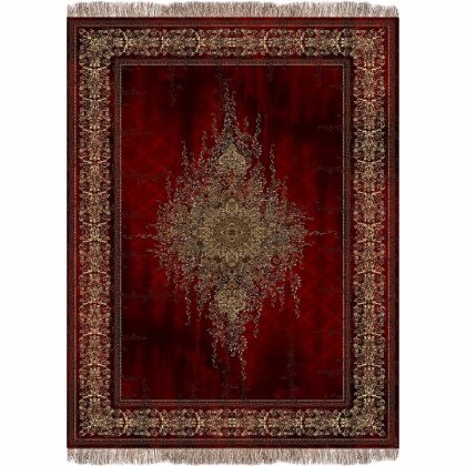 فرش 1240 شانه طرح دستباف کد B1049