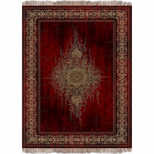 فرش 1240 شانه طرح دستباف کد B1049