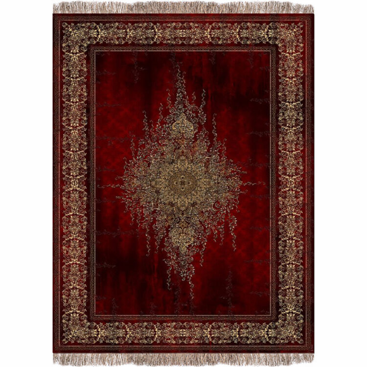 فرش 1240 شانه طرح دستباف کد B1049