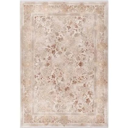 فرش آوانته طرح 10AV0070 گلبهی 1200 شانه گل ابریشم