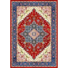 فرش 1240 شانه طرح دستباف کد T1089 لاکی