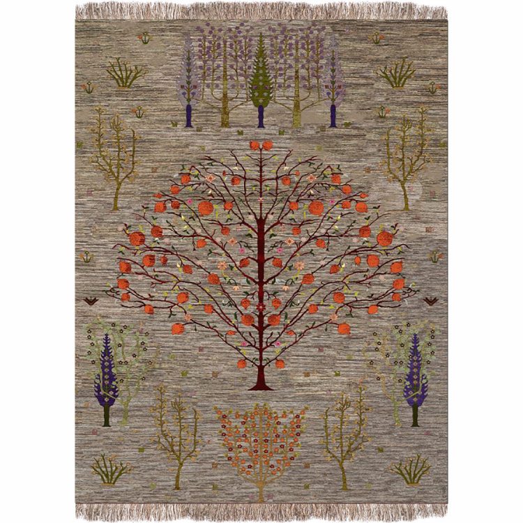 فرش 1240 شانه طرح دستباف کد C1005