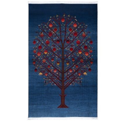 فرش سنتی طرح 100306 آبی 1000 شانه