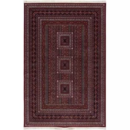 فرش سنتی طرح 100329 شرابی 1000 شانه