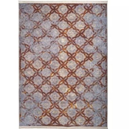 فرش مدرن طرح 100474 طلایی 700 شانه