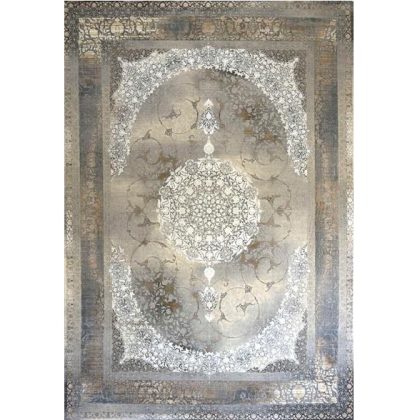 فرش طرح راشین طوسی تیره 1200 شانه