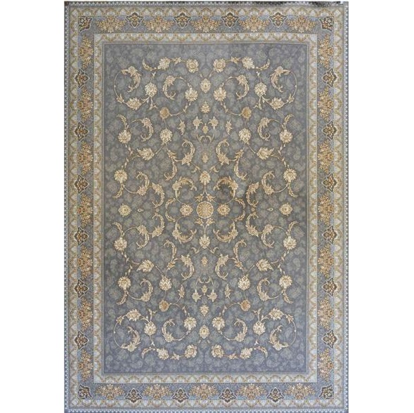 فرش طرح مروارید طوسی 1200 شانه