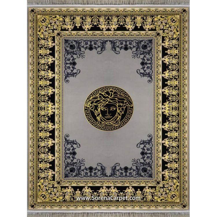 فرش طرح ورساچه اورانوس ترمه 1200 شانه