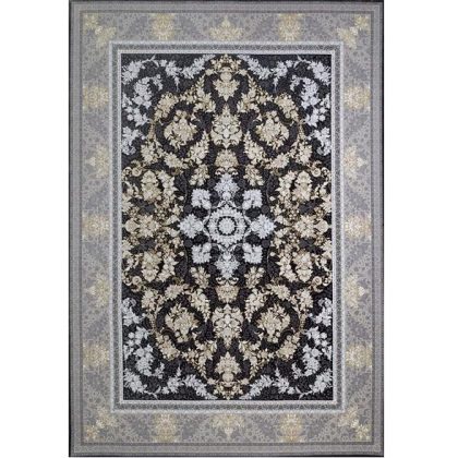 فرش طرح بهارا ذغالی 1200 شانه