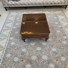 فرش 1200 شانه افشان کد 25850 طوسی