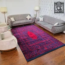 فرش ۱۲۰۰ شانه کد 1045 سرمه ای