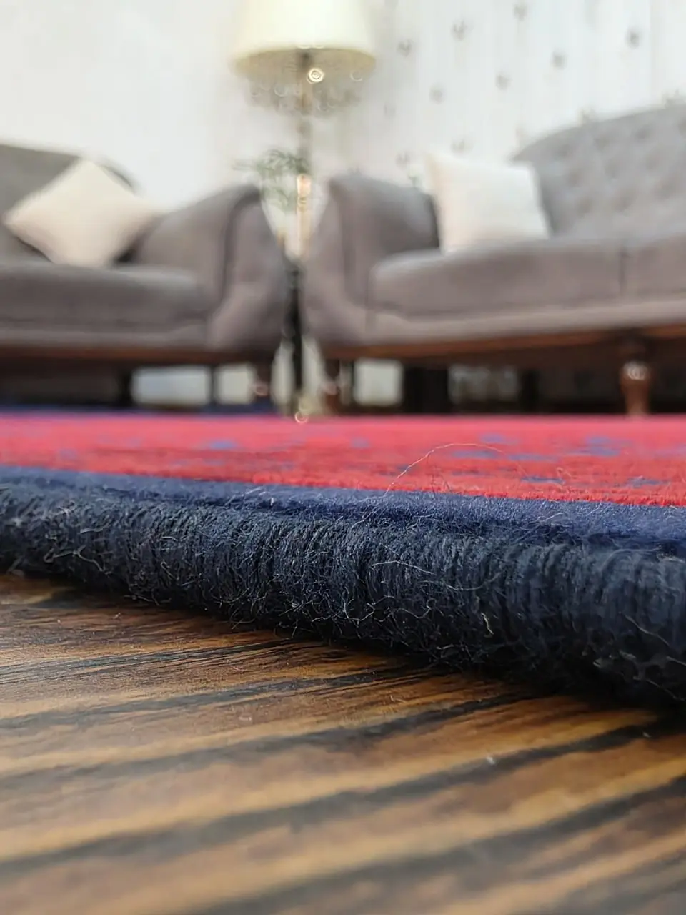 فرش ۱۲۰۰ شانه کد 1045 سرمه ای