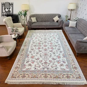 فرش ۱۲۰۰ شانه طرح بهشت صدفی