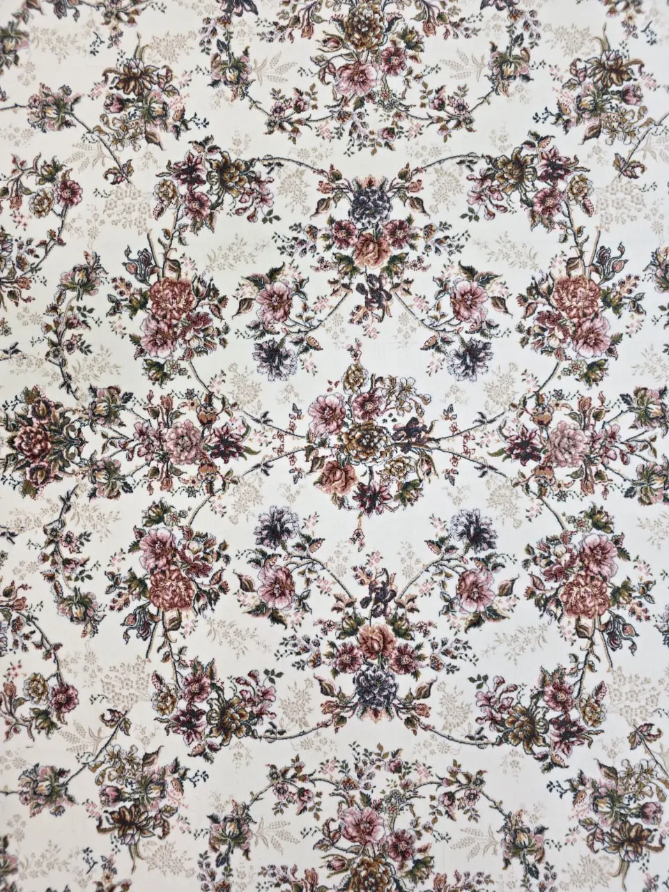 فرش ۱۲۰۰ شانه طرح بهشت صدفی