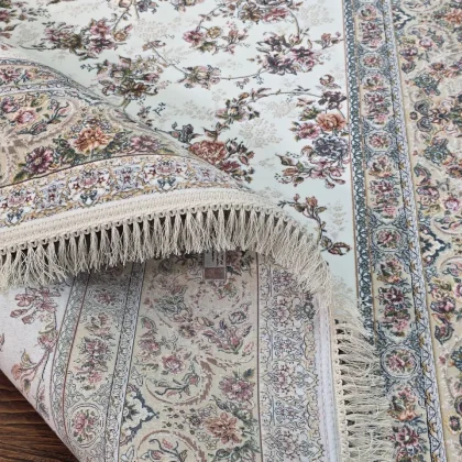 فرش ۱۲۰۰ شانه طرح بهشت صدفی