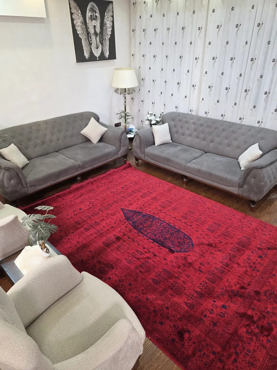 فرش ۱۲۰۰ شانه کد 1045 لاکی