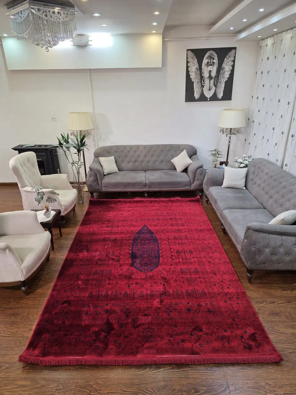 فرش ۱۲۰۰ شانه کد 1045 لاکی