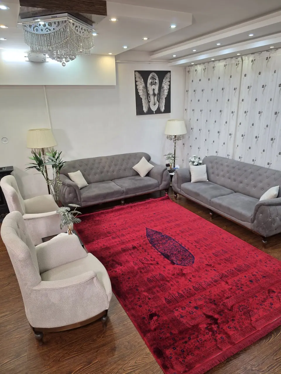 فرش ۱۲۰۰ شانه کد 1045 لاکی