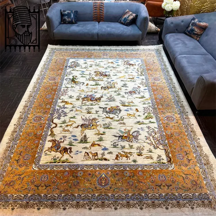 فرش 1500 شانه شکارگاه کد 20CT0