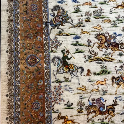 فرش 1500 شانه شکارگاه کد 20CT0