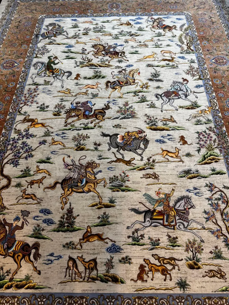 فرش 1500 شانه شکارگاه کد 20CT0