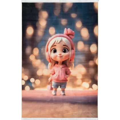 فرش کودک طرح 25KK0020 خاکستری 700 شانه