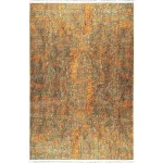 فرش آشپزخانه طرح 25AA0010 زیتونی