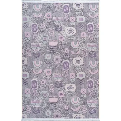 فرش آشپزخانه طرح 25AA0120 طوسی 700 شانه